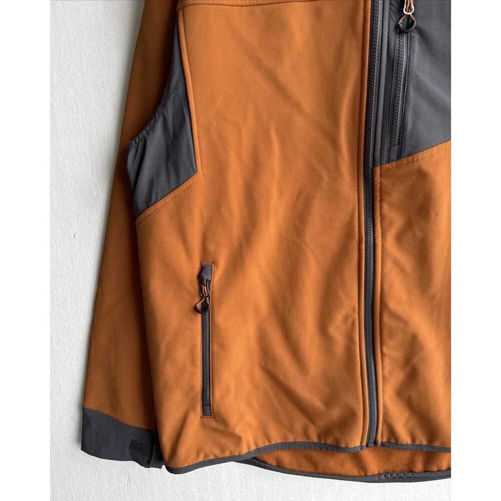 NWT Duluth Trading Co Black Hills Windfront Zip Off Hooded Jacket Men's Large